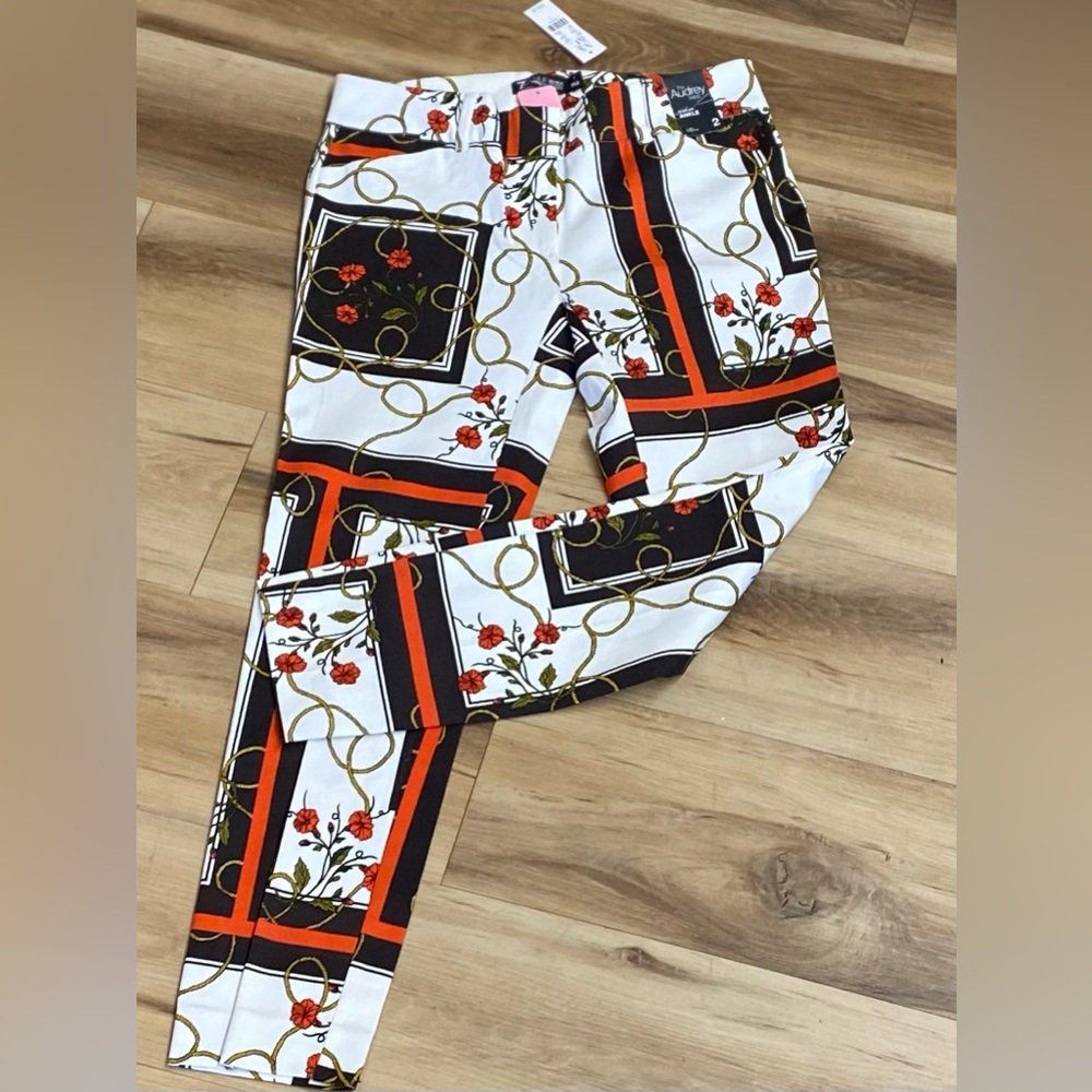 7th Avenue Floral Print Pants